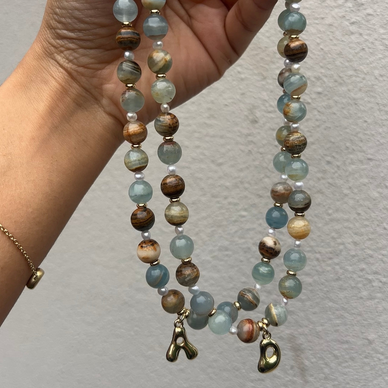 Solar Beaded Necklace